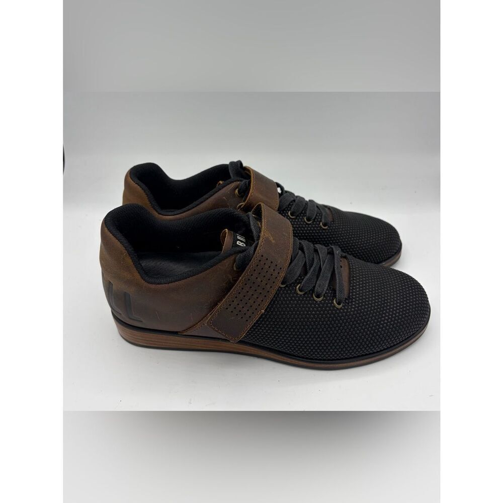 NOBULL project lifters weightlifting brown leather black coffee shoe women’s 8